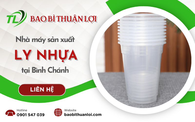 nhà máy sản xuất ly nhựa