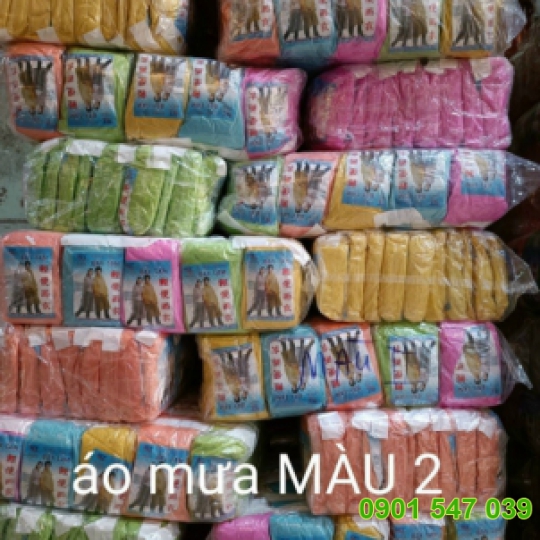 Áo Mưa Màu