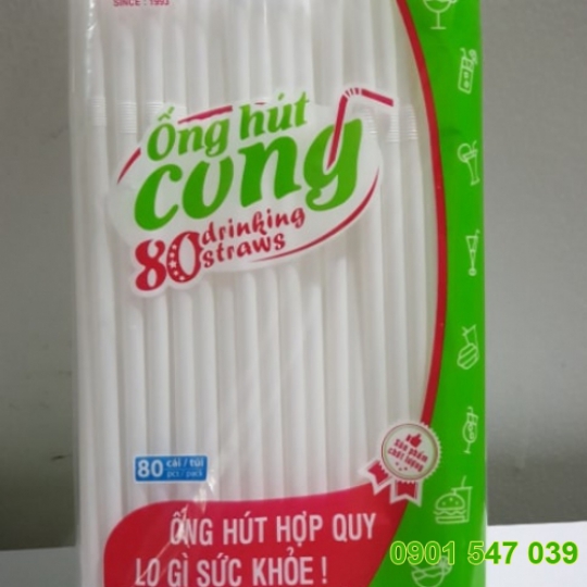 Ống Hút Co Trắng