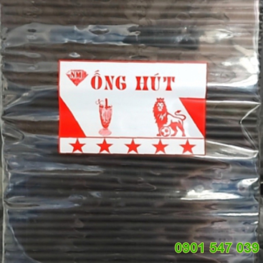 Ống Hút Đen Đầu Nhọn