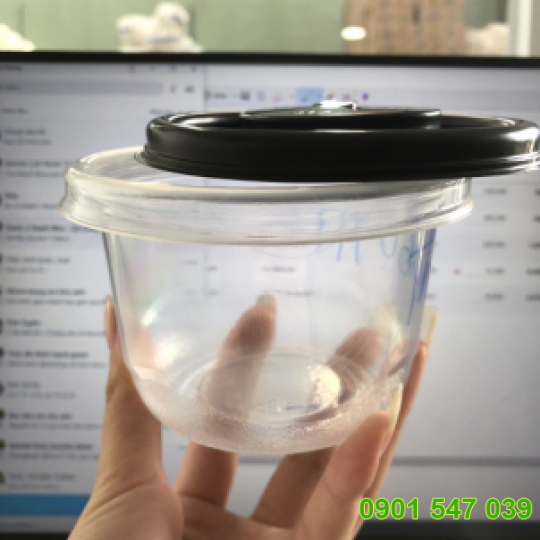THỐ NHỰA TRONG 350ML