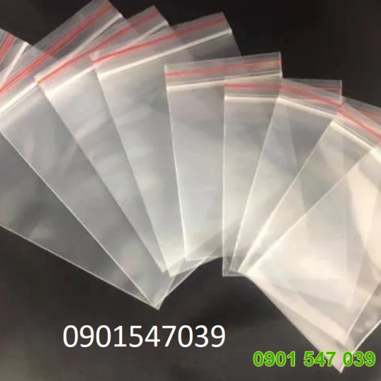 Túi zip chỉ đỏ