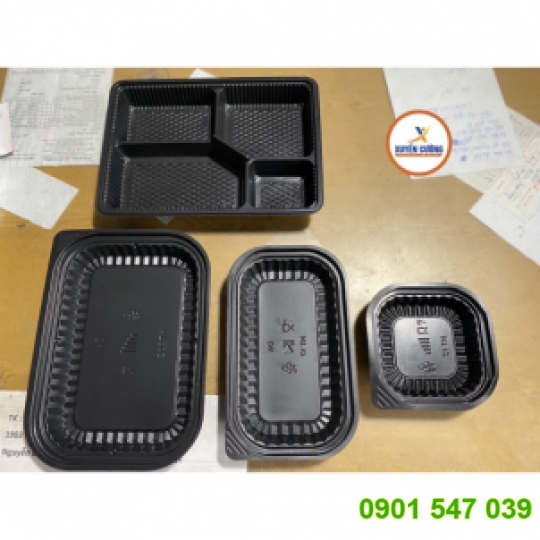 Khay Nhựa Đế Đen Các size